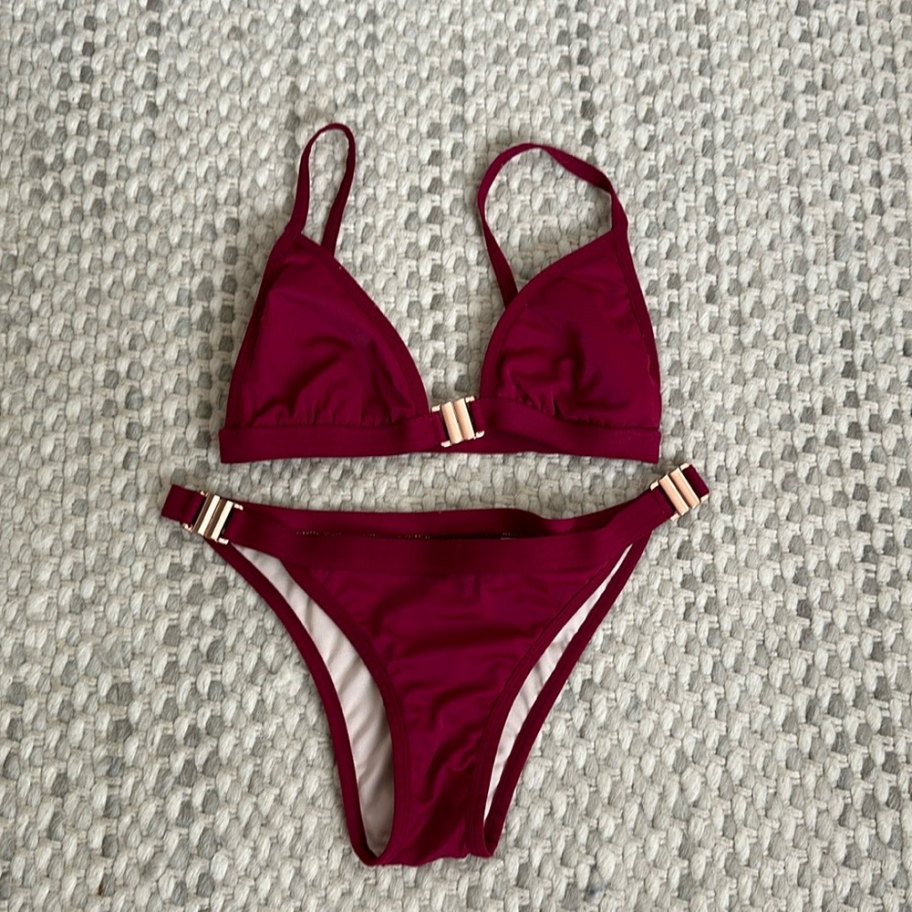 Pink bikini set
